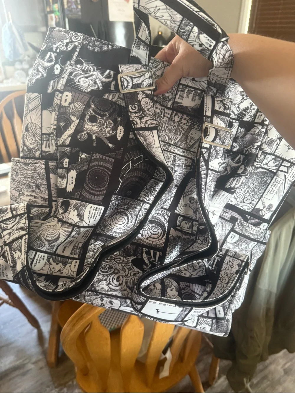 BlackMilk Junji Ito Completion Comic Art Satchel Bag